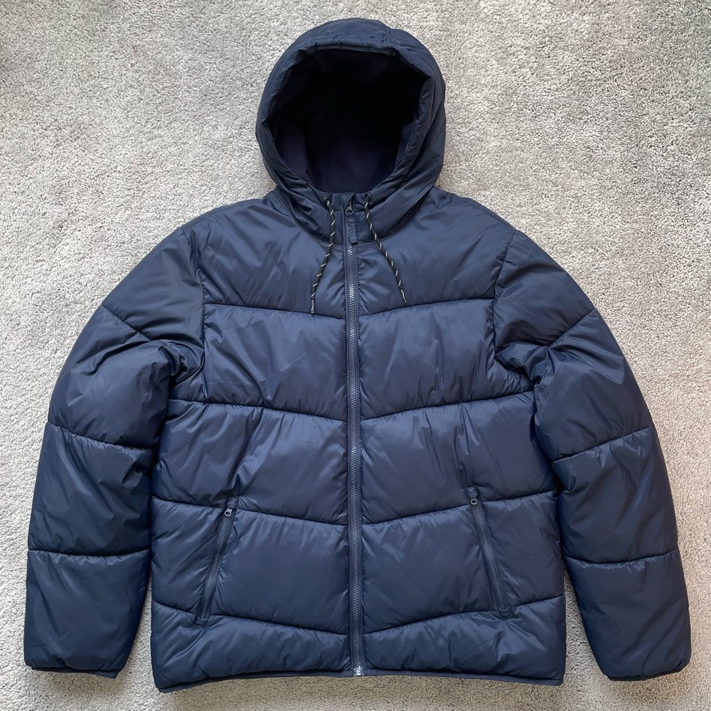 Old Navy Active Go-H20 Water-Resistant Hooded Puffer Winter Jacket - Picture 2 of 15